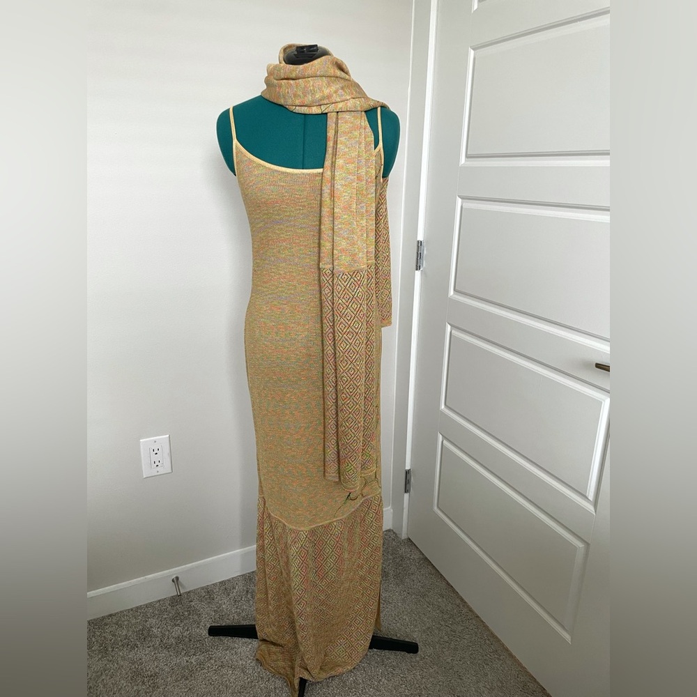 Dominique Aubrey Knit Maxi Tank Dress
